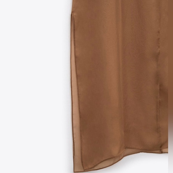 Silk sheer tunic dress - Picture 15 of 15